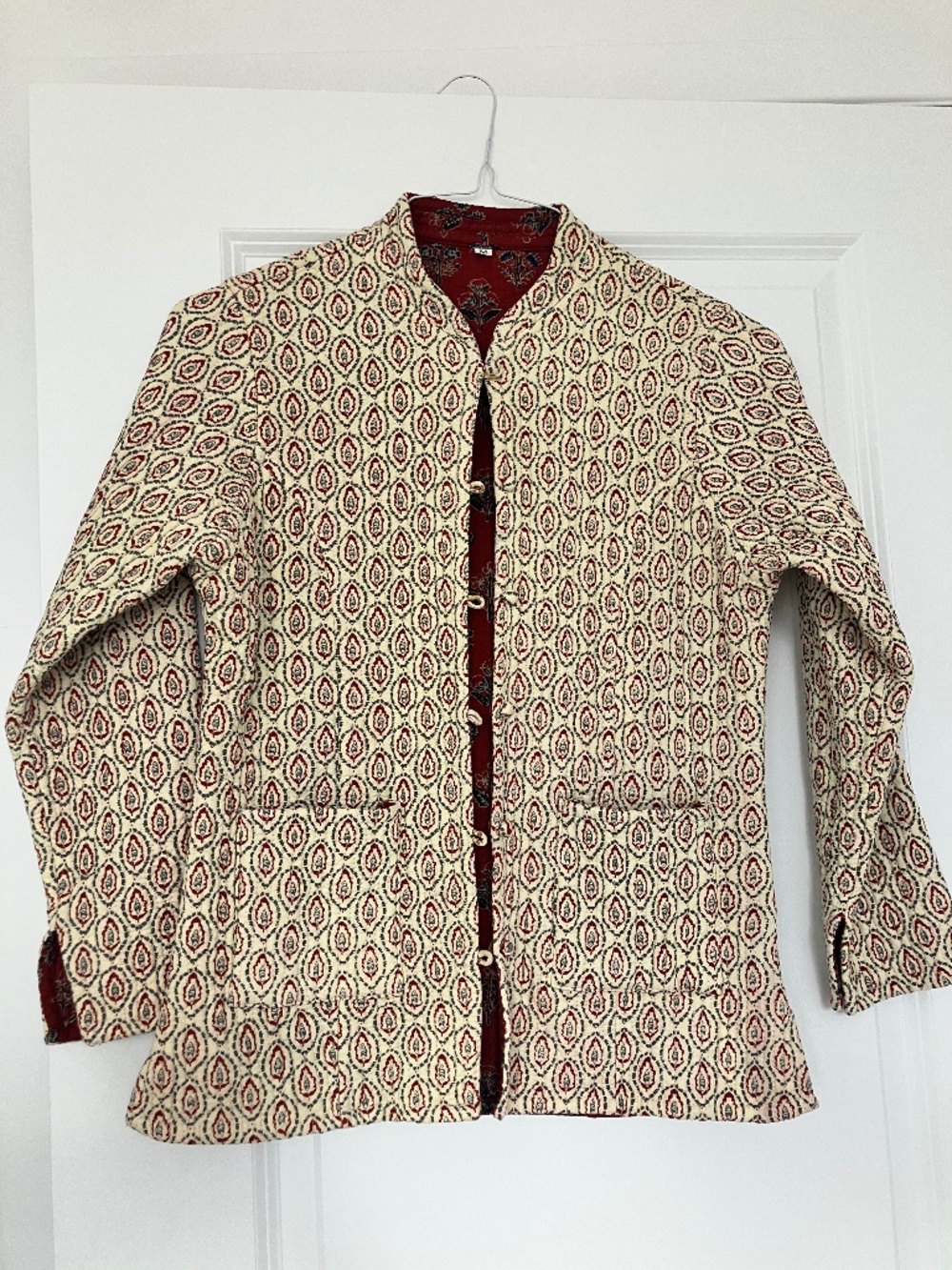 Veste coton réversible
